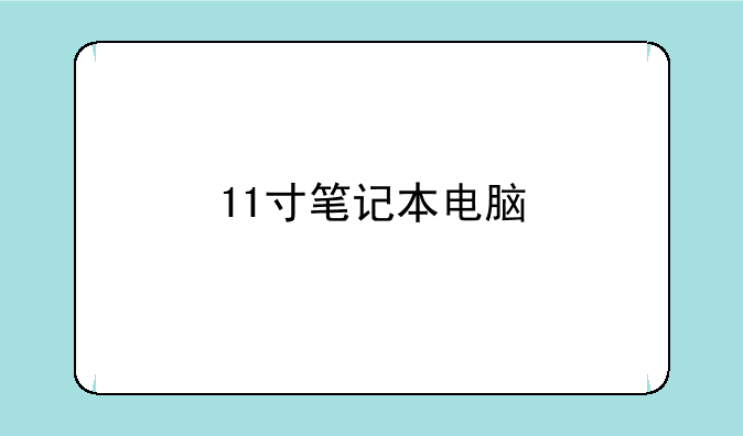 11寸笔记本电脑