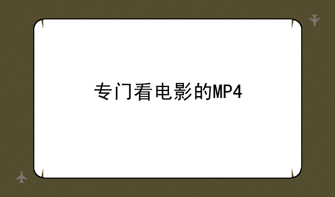 专门看电影的MP4