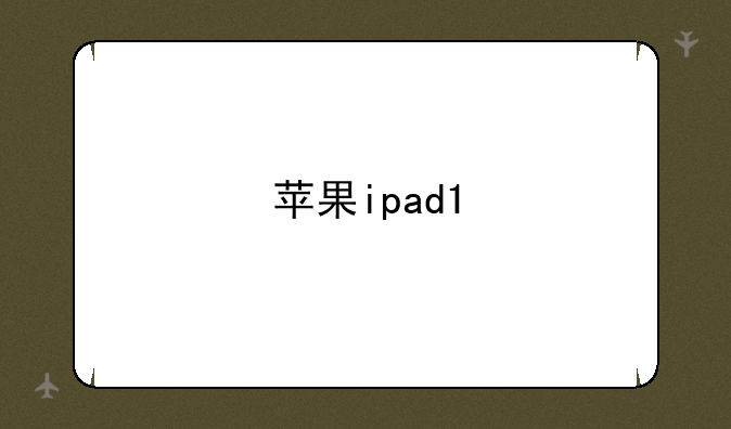 苹果ipad1